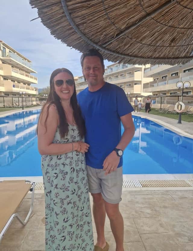 Anna Barrow and husband Martyn