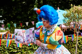 Drag queen story time will be taking place at MediaCity’s Pop-up Pride event this Saturday. Photo: Mark Waugh Manchester Press Photography Ltd