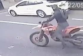 The bike used in the two most recent attacks on Clonezone in Manchester (Photo: Crimestoppers) 