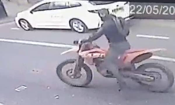 The bike used in the two most recent attacks on Clonezone in Manchester (Photo: Crimestoppers) 