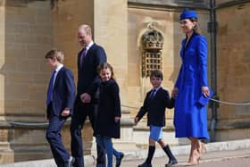 Prince and Princess of Wales with their three children 