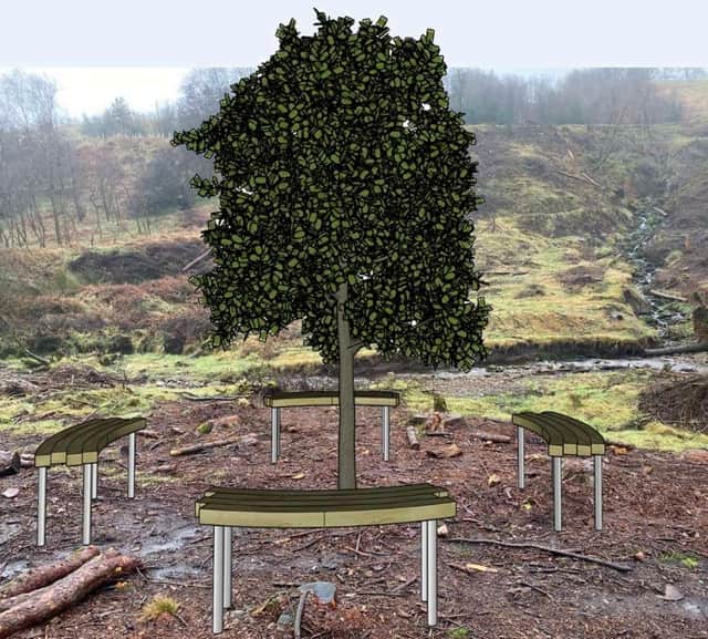 Another of the sculptures planned for the Smithills Estate 