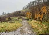One of the sculptures planned for the vast Smithills Estate 