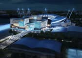 A CGI image of how the redevelopment Etihad Stadium would look 