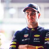Sergio Perez has crashed during his first lap of practice at the Hungarian Grand Prix