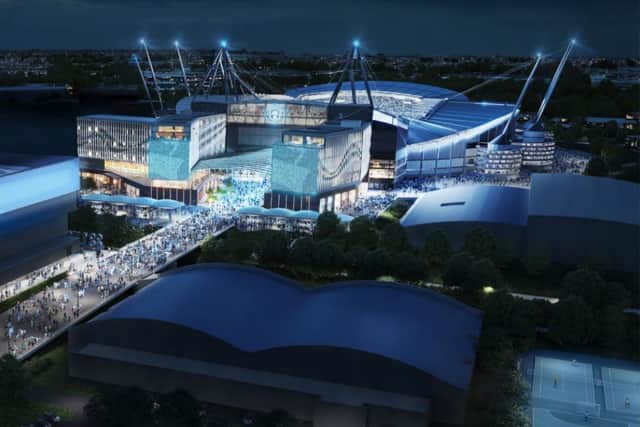 Plans to expand the Etihad Stadium. Credit: Manchester City FC