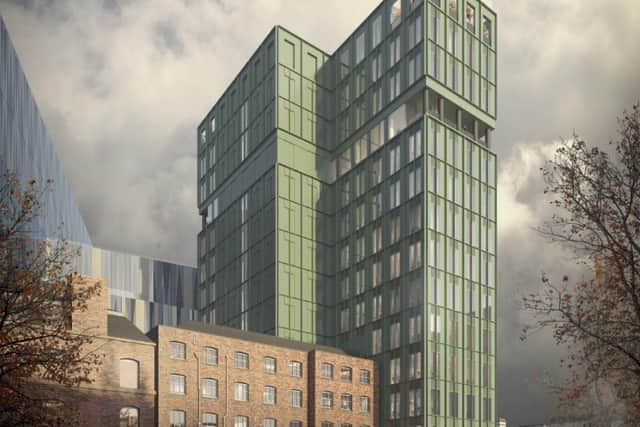 Plans for a 14-storey office building at the Reedham House site in King Street West, Manchester. Credit: Property Alliance Group.