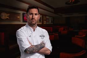 Lionel Messi has endorsed the burger 