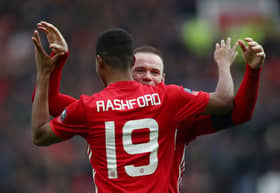 Marcus Rashford is eyeing up Wayne Rooney's Man United goalscoring record 