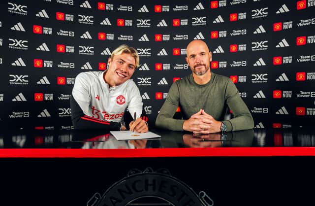 Rasmus Hojlund has been confirmed as Manchester United's third summer signing.