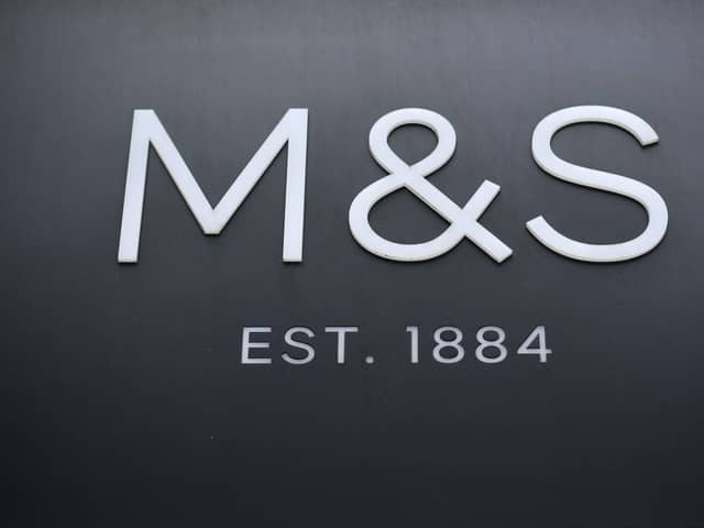 The M&S famous sign 