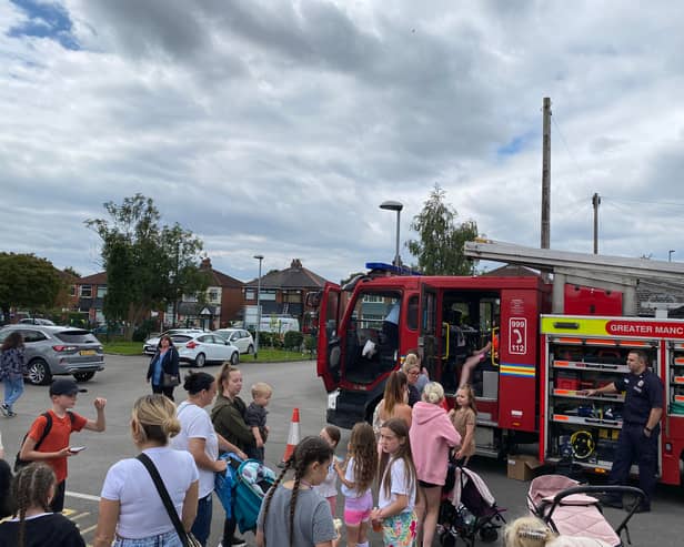 The Fire Engine was a popular attraction at the fun day