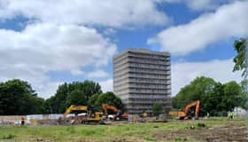 Work at the Rodney Street development in Ancoats.