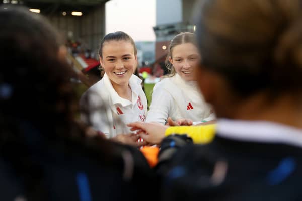 Grace Clinton will leave Manchester United on loan this summer. Cr: Getty Images