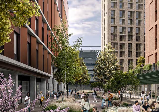 Another view of the plans for Upper Brook Street 