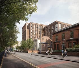 Plans for student accommodation in Moss Lane East, Manchester.