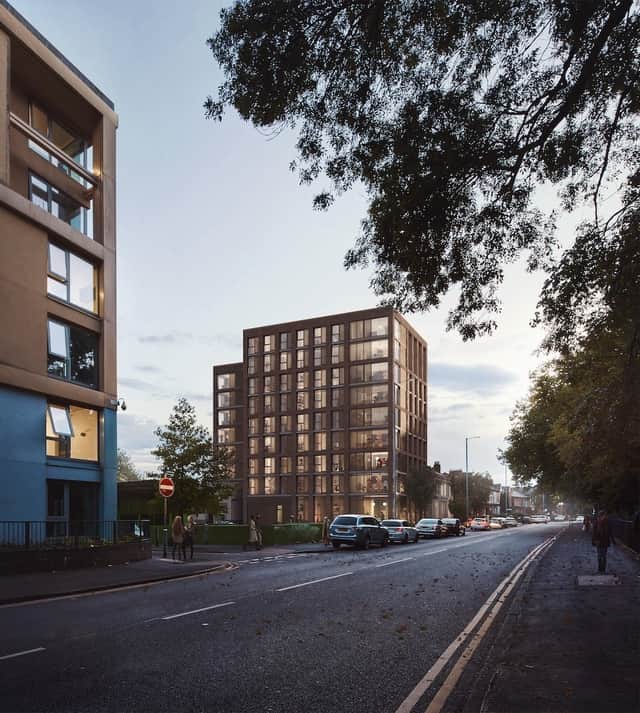 Plans for student accommodation in Moss Lane East
