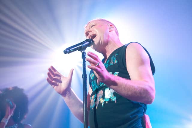 Andy Bell pictured performing at Terminal 5 on December 31, 2014 in New York City