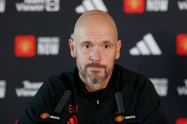 Erik ten Hag was asked for his view on Manchester United's midfield structure.