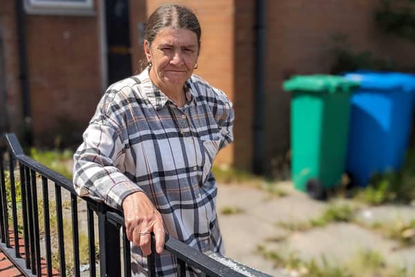 Coverdale Estate resident Catherine Thompson, Langport Avenue, Ardwick. Credit: LDRS