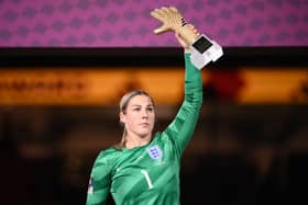 Mary Earps’ new clothing range urges fans to be “unapologetically yourself”.(Photo by FRANCK FIFE / AFP) (Photo by FRANCK FIFE/AFP via Getty Images)