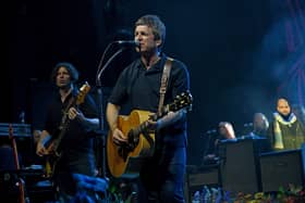 In this image released on August 02, 2023 Noel Gallagher's High Flying Birds perform an intimate performance in association with Absolute Radio at O2 Academy Bournemouth on July 31, 2023 in Bournemouth, England. (Photo by Kate Green/Getty Images for Bauer Media)