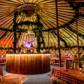 Visit  a magical yurt this Christmas