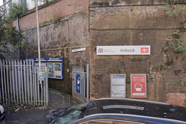 Ardwick train station in Manchester