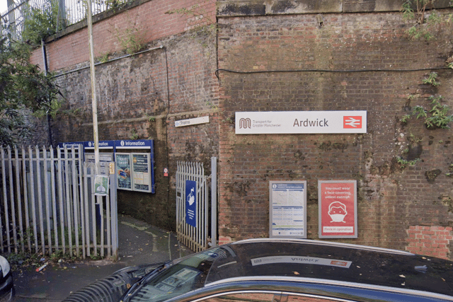 Ardwick train station in Manchester