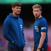 John Stones and Kevin De Bruyne will both miss Manchester City's trip to Sheffield United through injury.