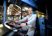 Reporter George Lythgoe gets behind the wheel of a new Bee Network bus