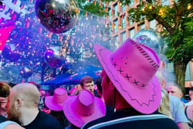 Canal Street was a sea of colour 