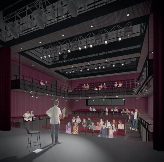 How the main auditorium at the new Oldham Coliseum would look. 