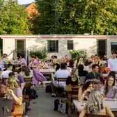 Diecast is is launching its new Rum Caravans beer garden and it features refurbished vintage holiday homes that you and your friends can rent out.  Credit: Diecast