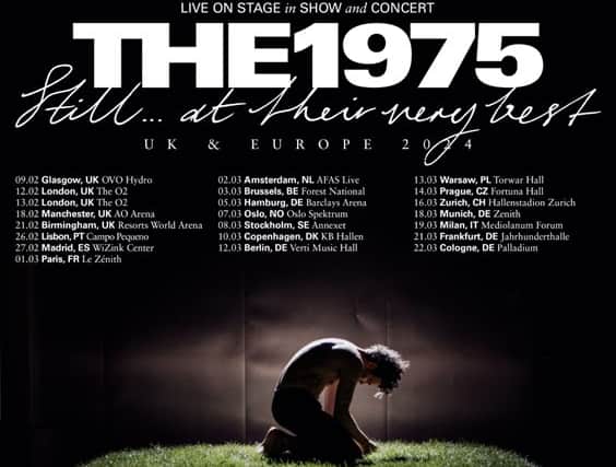 The 1975 tour dates