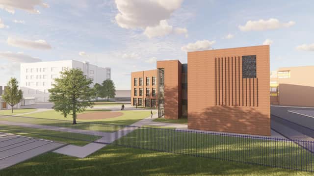 Plans to expand Loreto College in Hulme. 