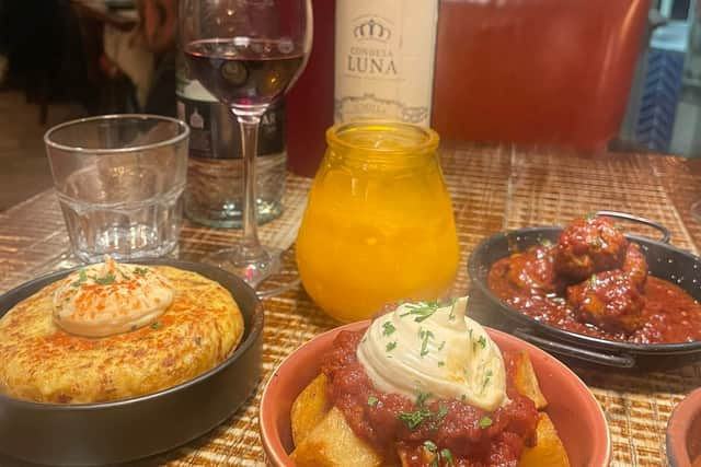 Tasty tapas at £18 for three  