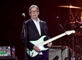 Eric Clapton performs on stage during Music For The Marsden 2020 at The O2 Arena on March 03, 2020 in London, England. (Photo by Gareth Cattermole/Gareth Cattermole/Getty Images)