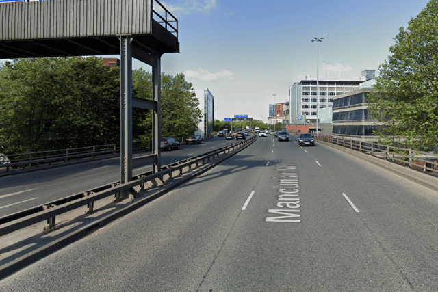 Mancunian Way in Manchester