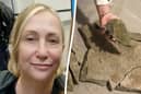 Esther Clyne, 54, believes she cheated death at Featherstone Castle in Northumberland
