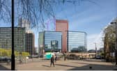 How the 41-storey co-living tower in Salford could look.