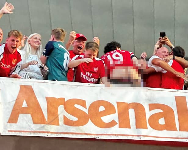 The incident that has led to a Manchester United fan complaining and Arsenal investigating 
