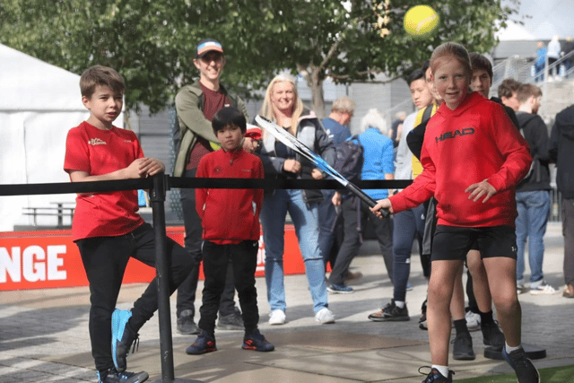 The Davis Cup fan village opens in Manchester on September 9