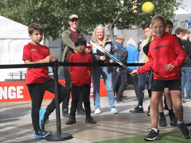 The Davis Cup fan village opens in Manchester on September 9