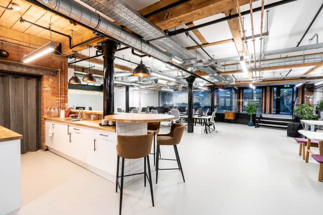 Inside the canal-side Running Total office on Brazil Street