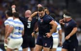 Oldham's George Ford celebrates England's win against Argentina