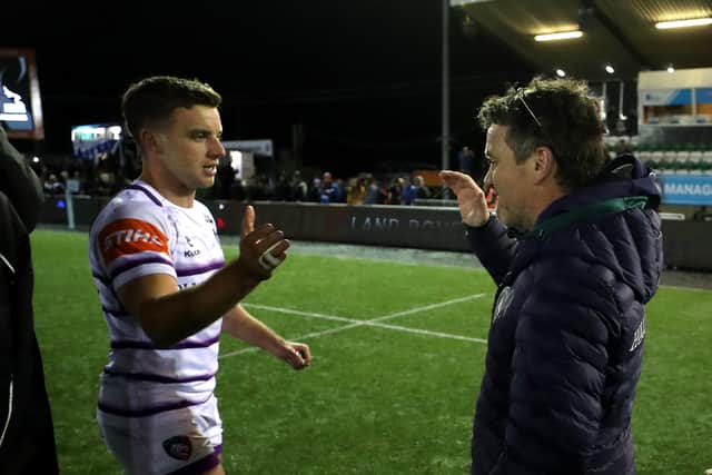 Mike Ford and George Ford during their time together at Leicester Tigers 