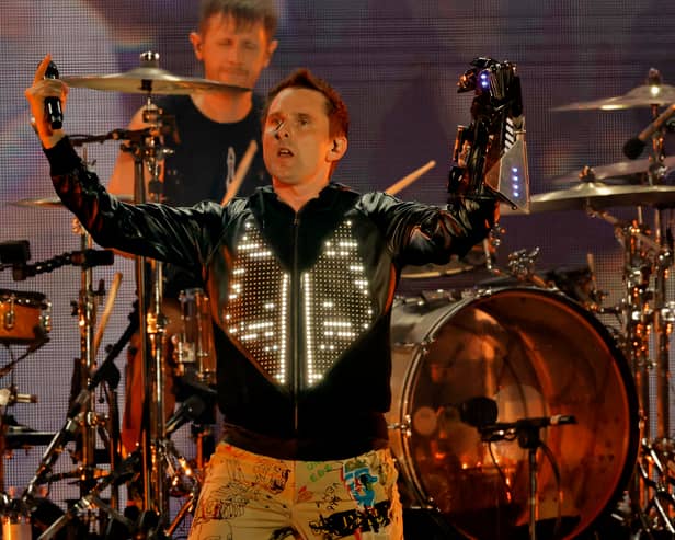  Matthew Bellamy of Muse performs onstage at the 2023 iHeartRadio ALTer EGO Presented by Capital One at The Kia Forum on January 14, 2023 in Inglewood, California. (Photo by Kevin Winter/Getty Images for iHeartRadio)