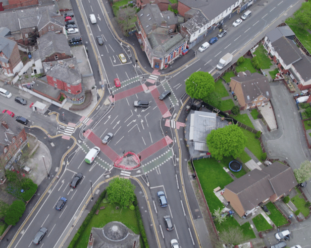 The CYCLOPS junction at Brooks Bar in South Manchester (Photo: Transport for Greater Manchester) 