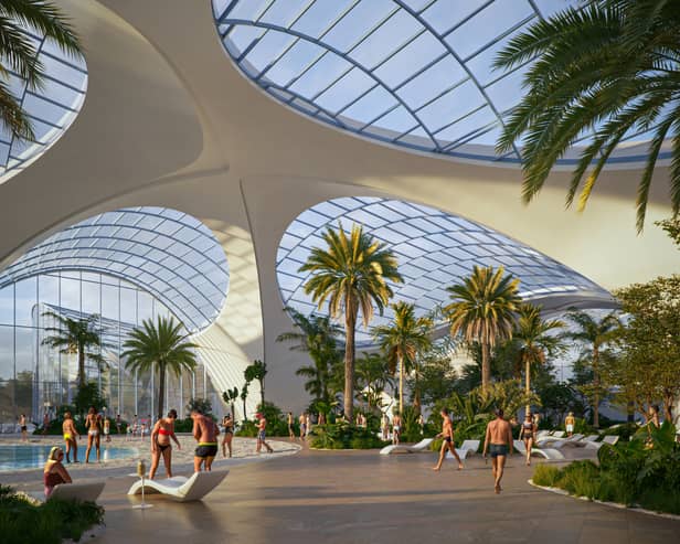 How the internal leisure space at Therme Manchester will look